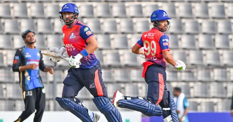 শান্ত ও ওয়াসিমের দৌড়ে রান সংগ্রহের মুহূর্ত